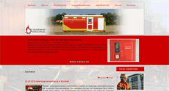 Desktop Screenshot of feuerwehr-bruchsal.de